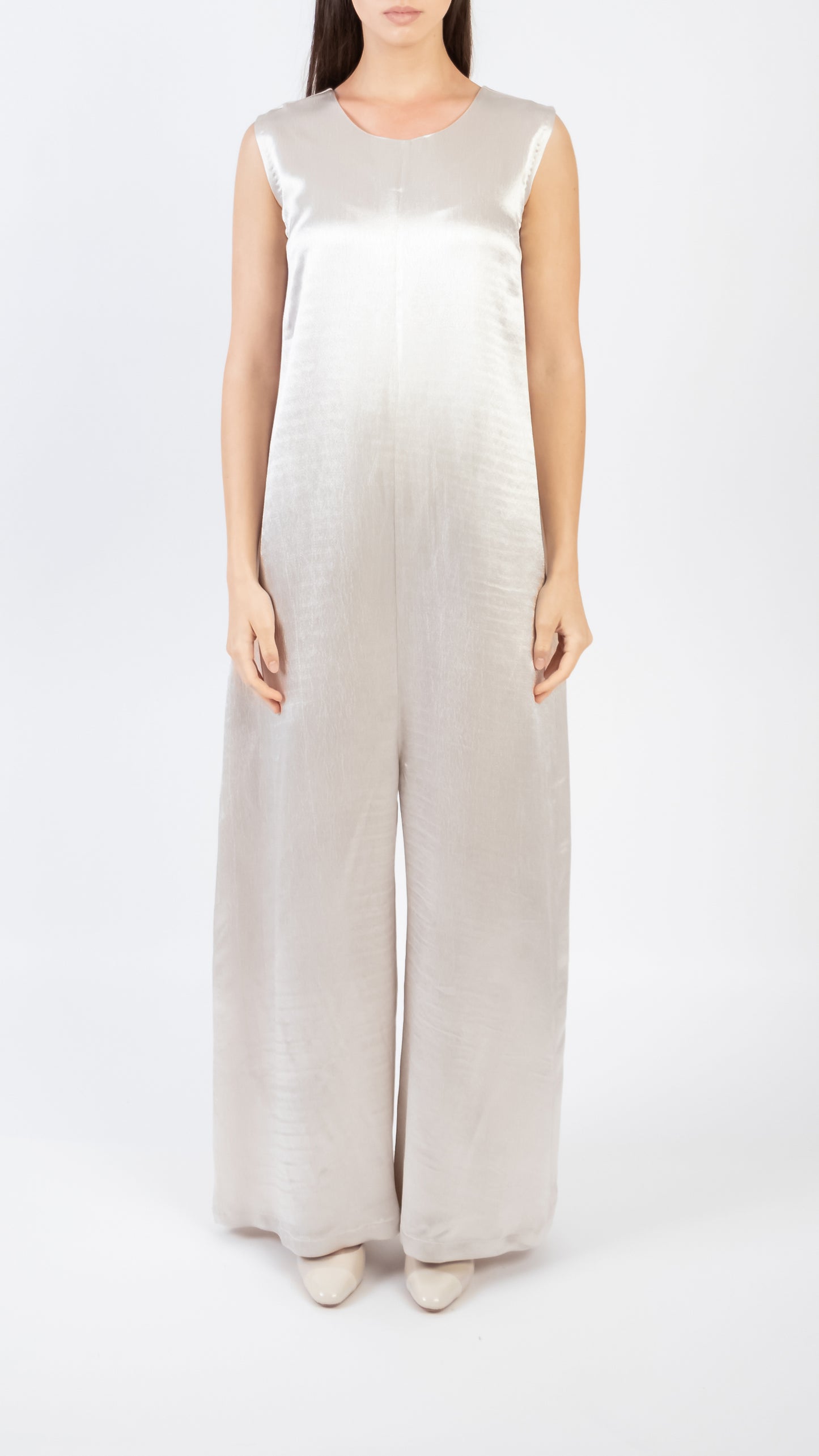 All-Over Embellished Side Slits Detail Dress and Jumpsuit