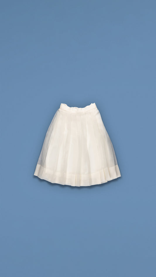 PLEATED MIDI SKIRT