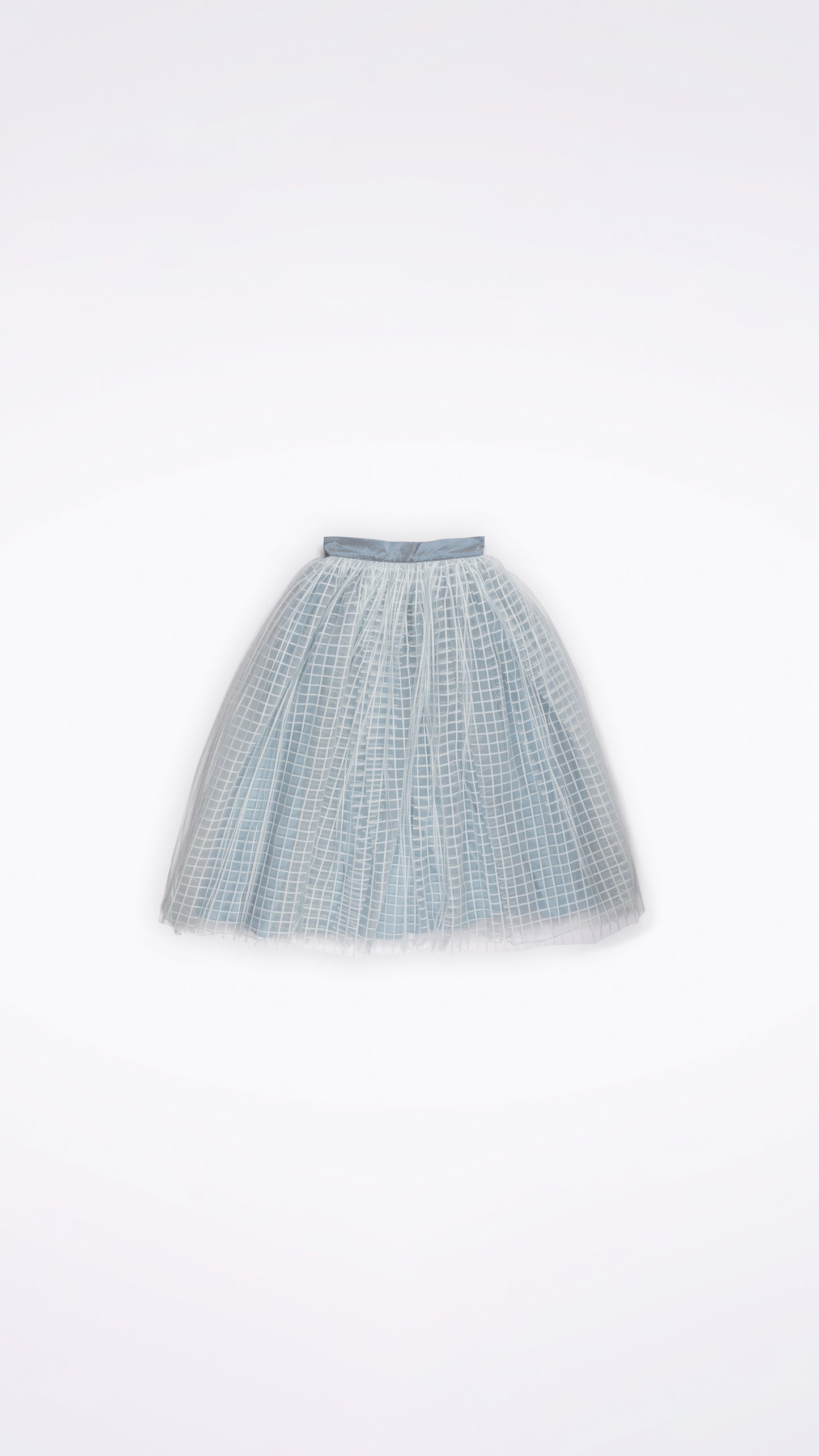 GATHERED PUFFY TULLE SKIRT