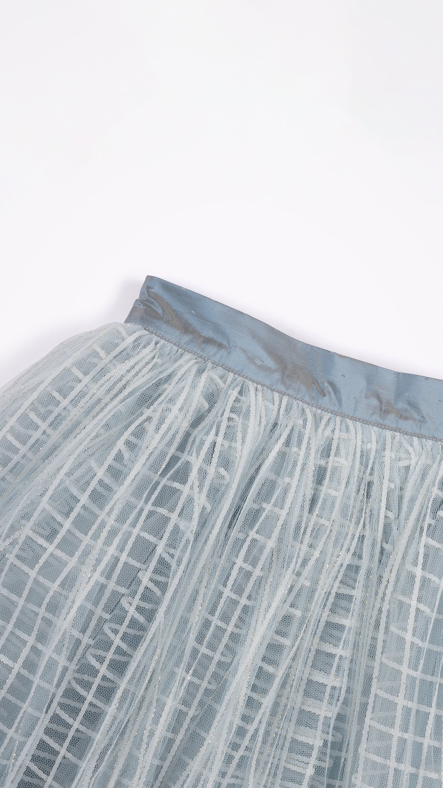 GATHERED PUFFY TULLE SKIRT