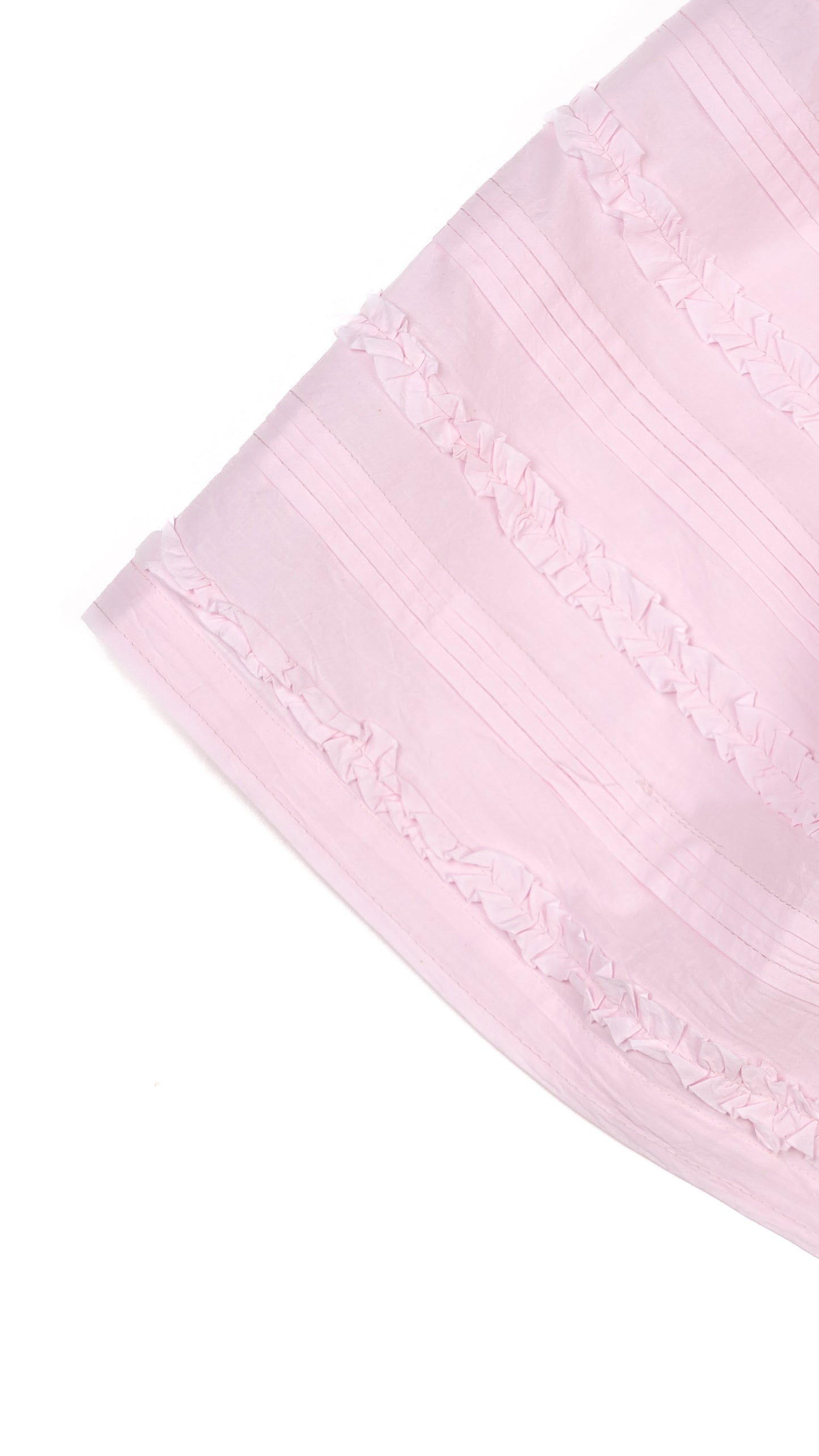 Ruffles N' Pintuck Midi Skirt