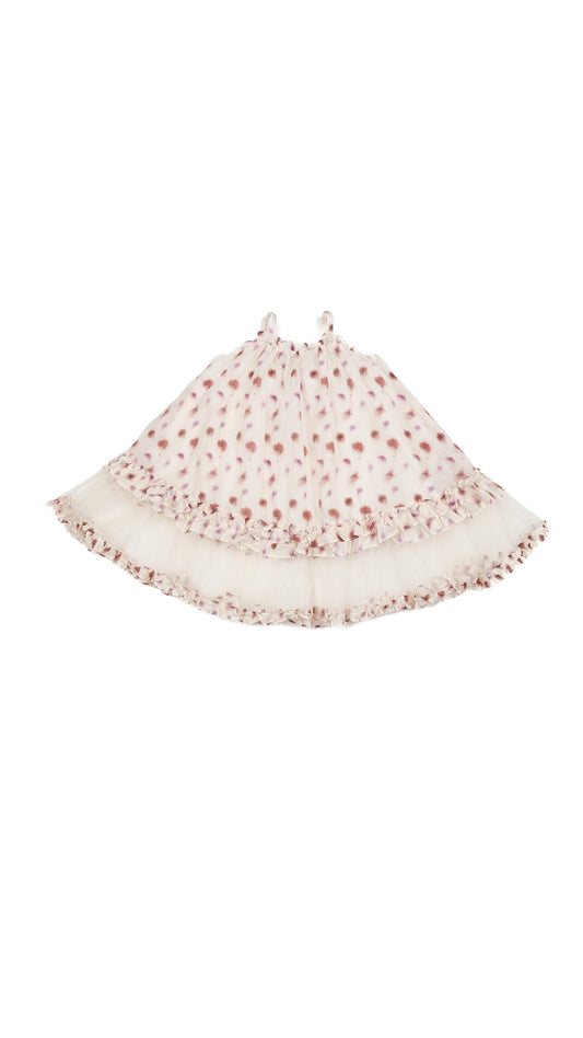 Tiered Ruffle-Hem Floral Print Sundress