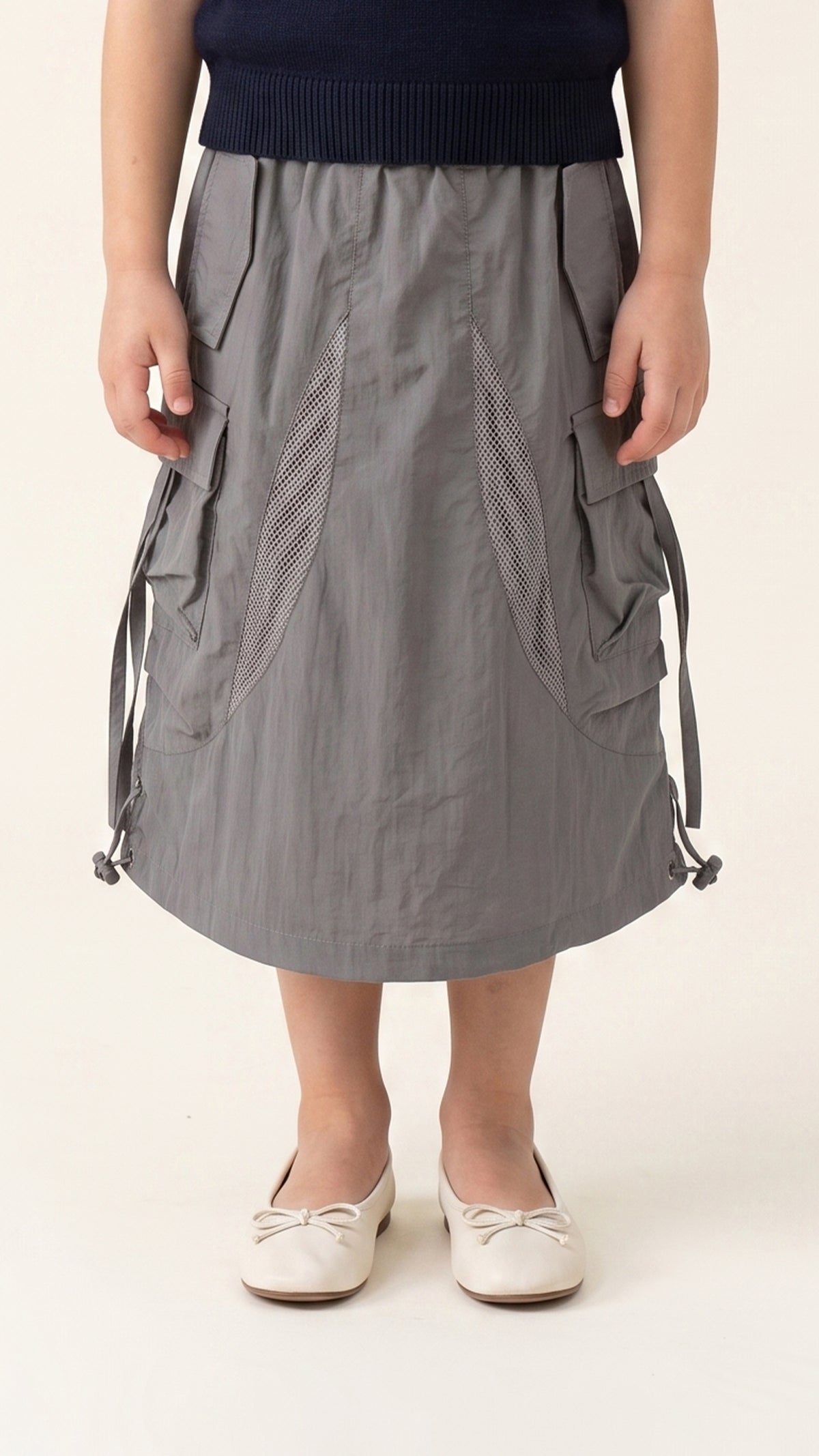 Multi-Pocket Cargo Skirt