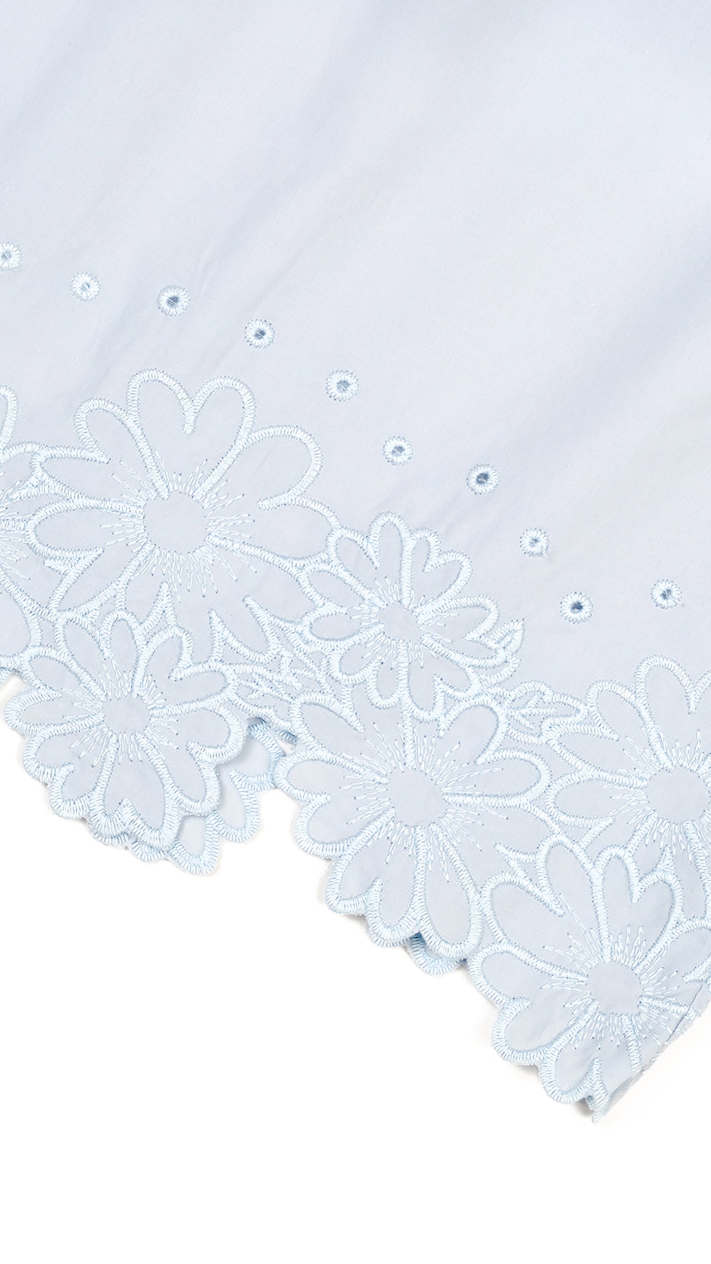 Floral Embroidered Wide Leg Pants