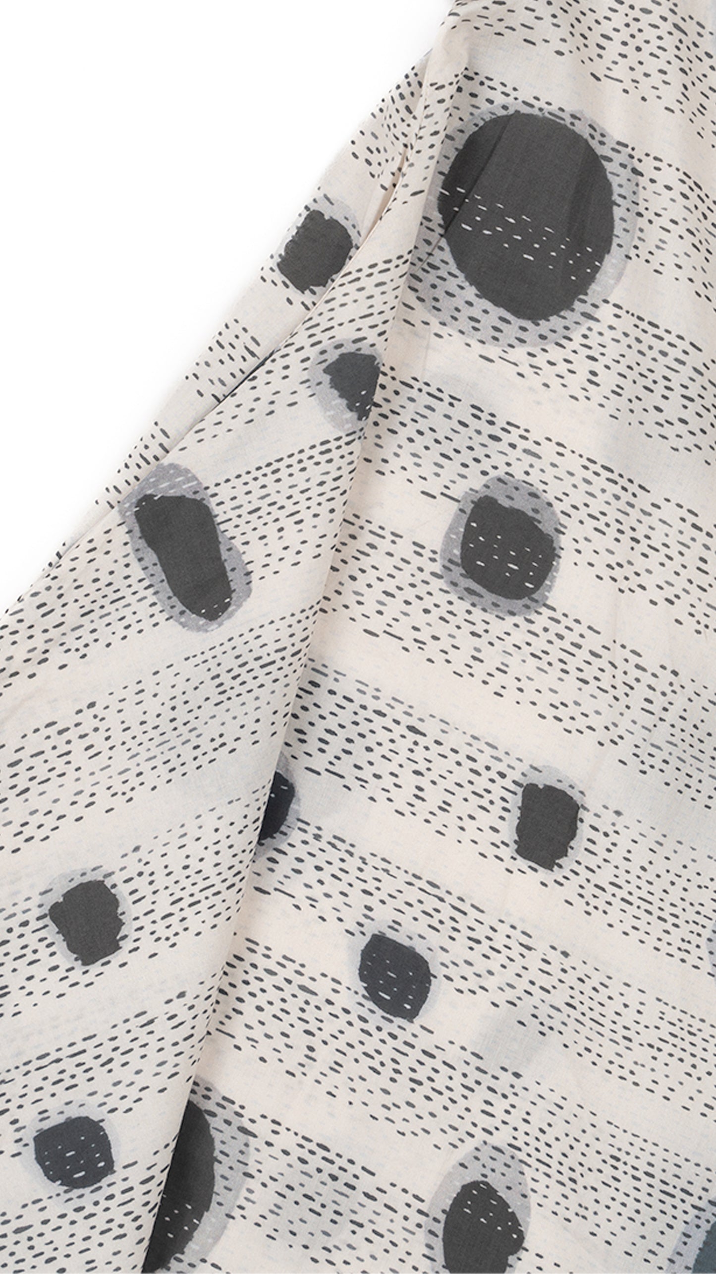 Abstract Print Hanky-Hem Top