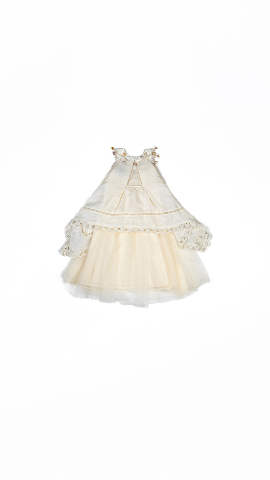 Shells N' Pearls Hanky Hem Layered Dress