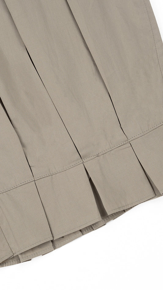 Box Pleated Barrel Pants