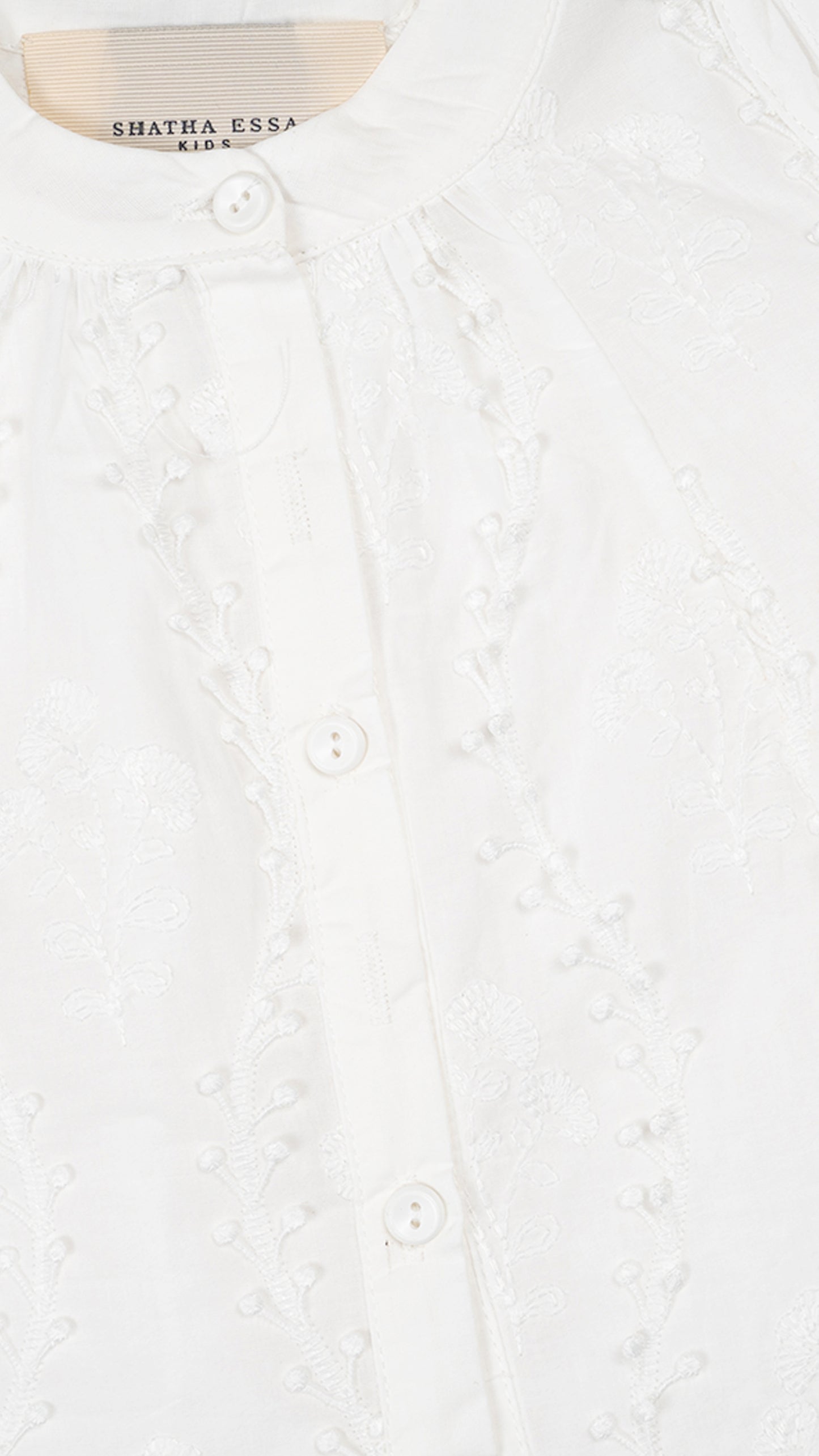Foral Lace Embroidered Trapeze Top