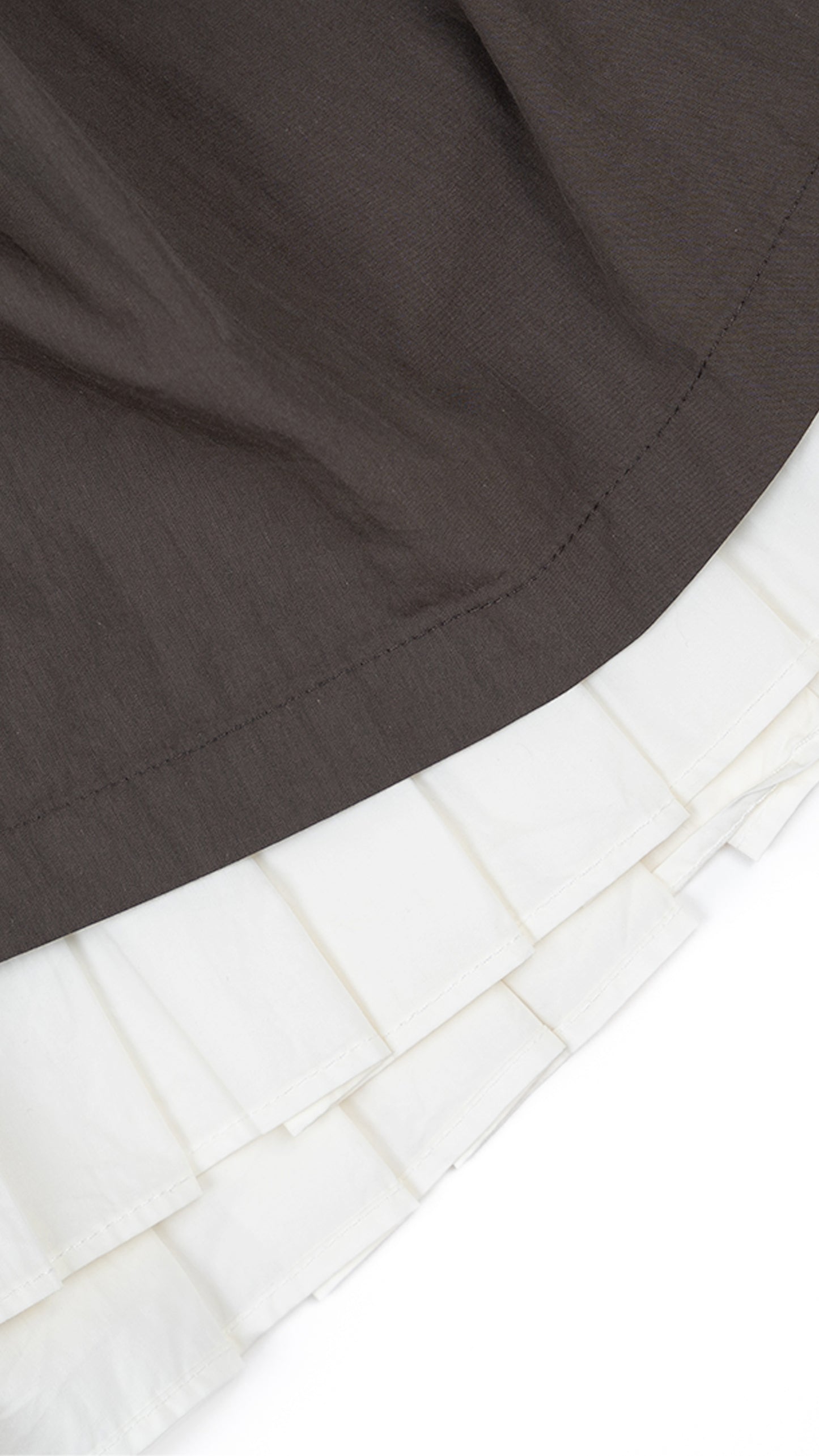 Side Tie-Ups Detail Layered Shorts
