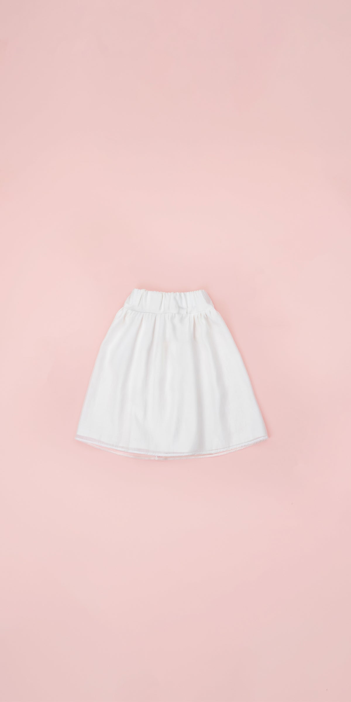 GATHERED MIDI SKIRT
