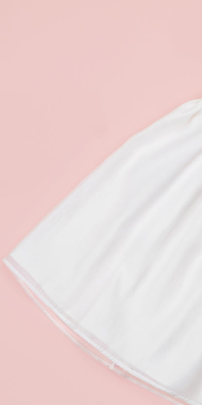 GATHERED MIDI SKIRT