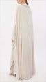 Mother of Pearl Embellished Front Open Caftan