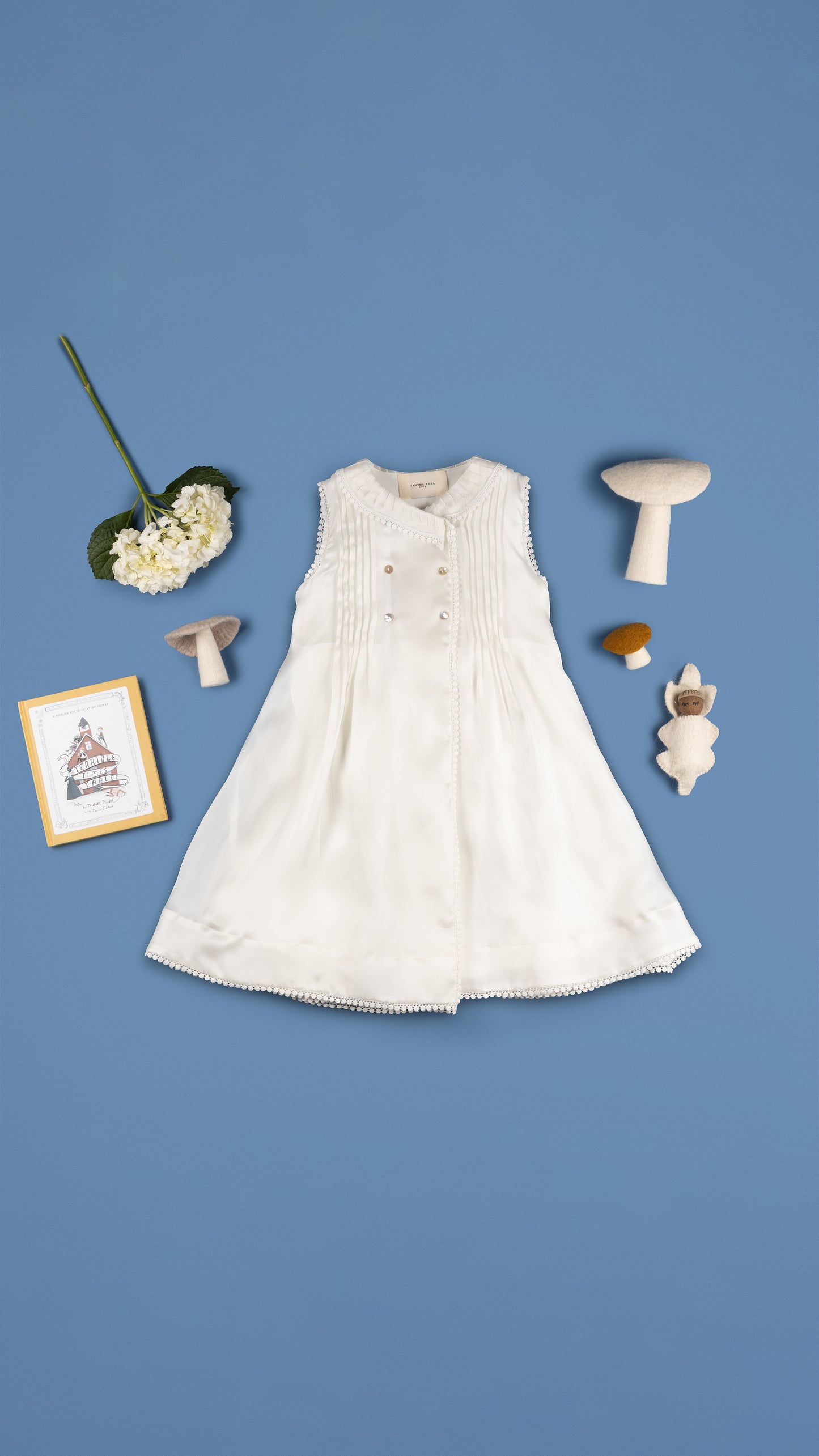 PINTUCKS DETAIL MIDI DRESS