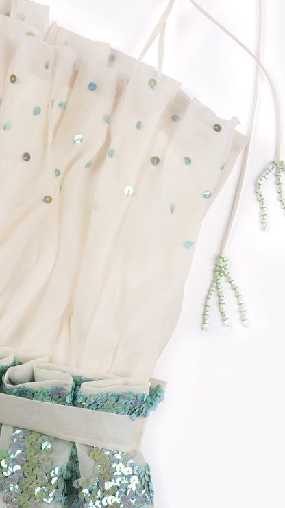 PINTUCKS DETAIL MIDI DRESS