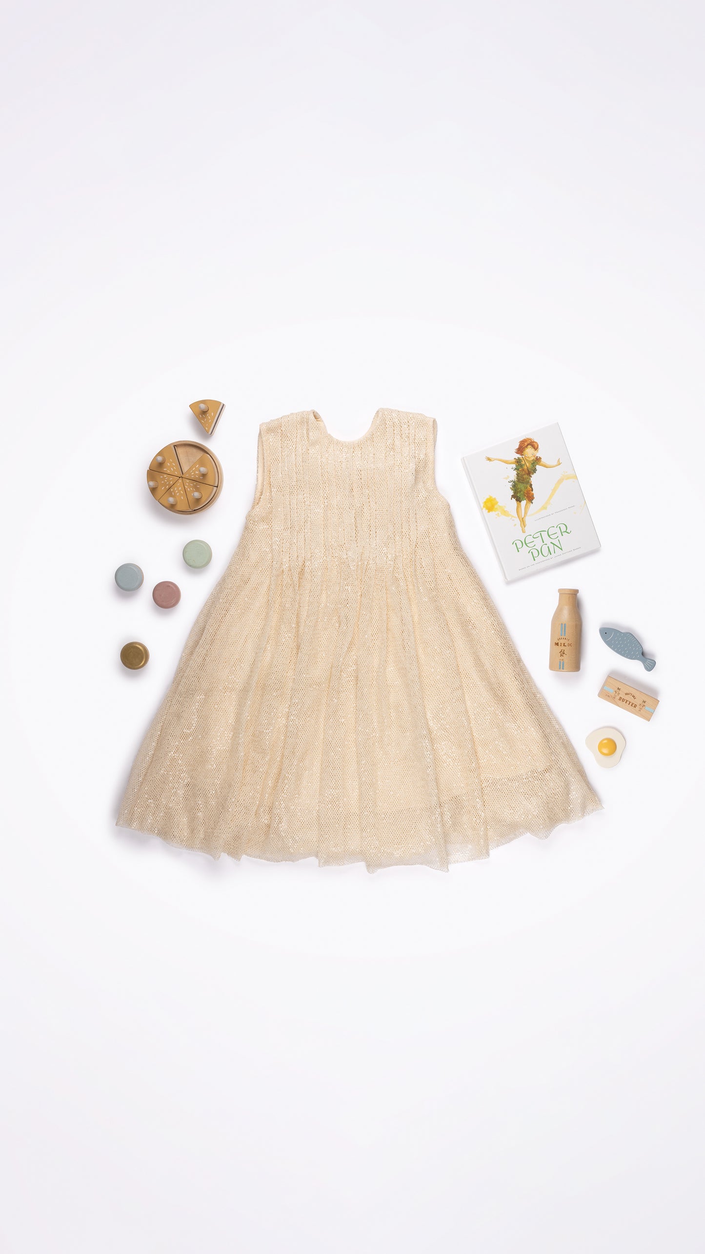 PINTUCKS DETAIL MIDI DRESS
