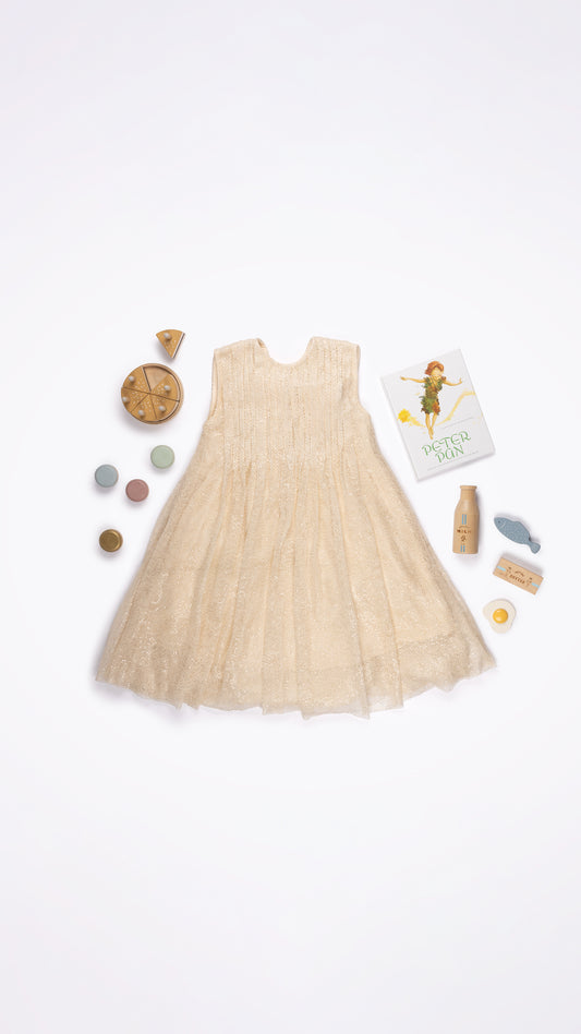PINTUCKS DETAIL MIDI DRESS