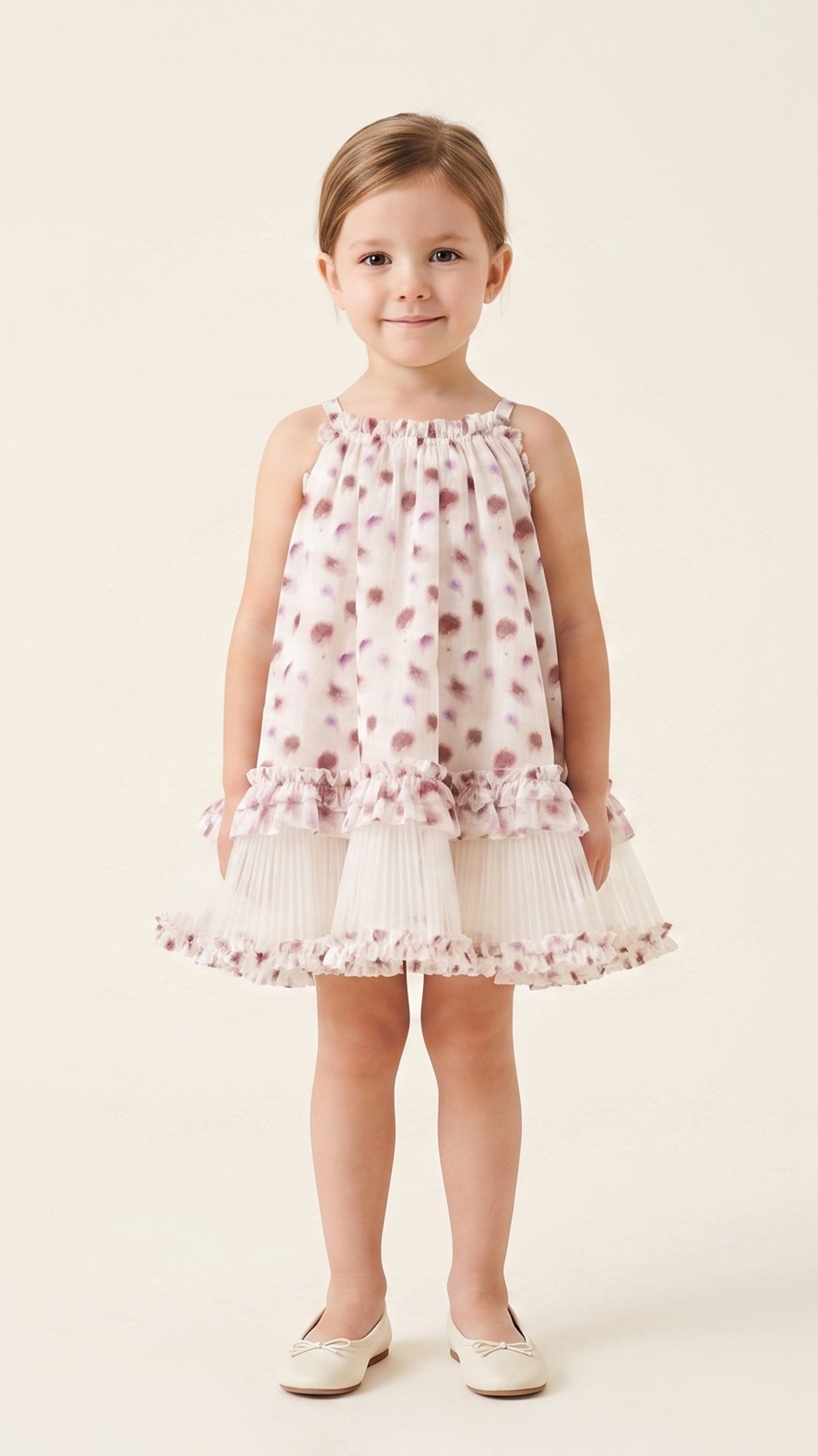 Tiered Ruffle-Hem Floral Print Sundress
