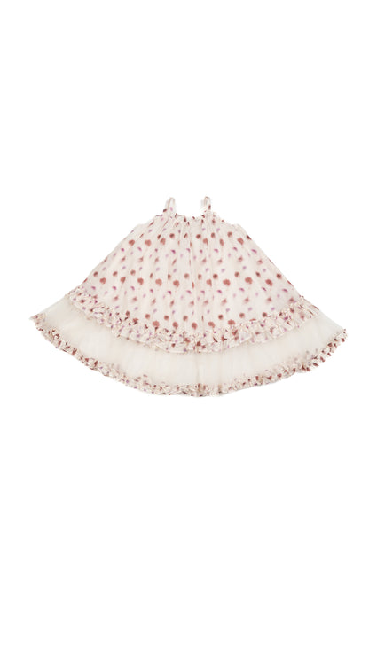 Tiered Ruffle-Hem Floral Print Sundress