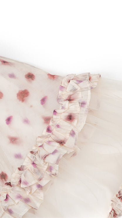 Tiered Ruffle-Hem Floral Print Sundress