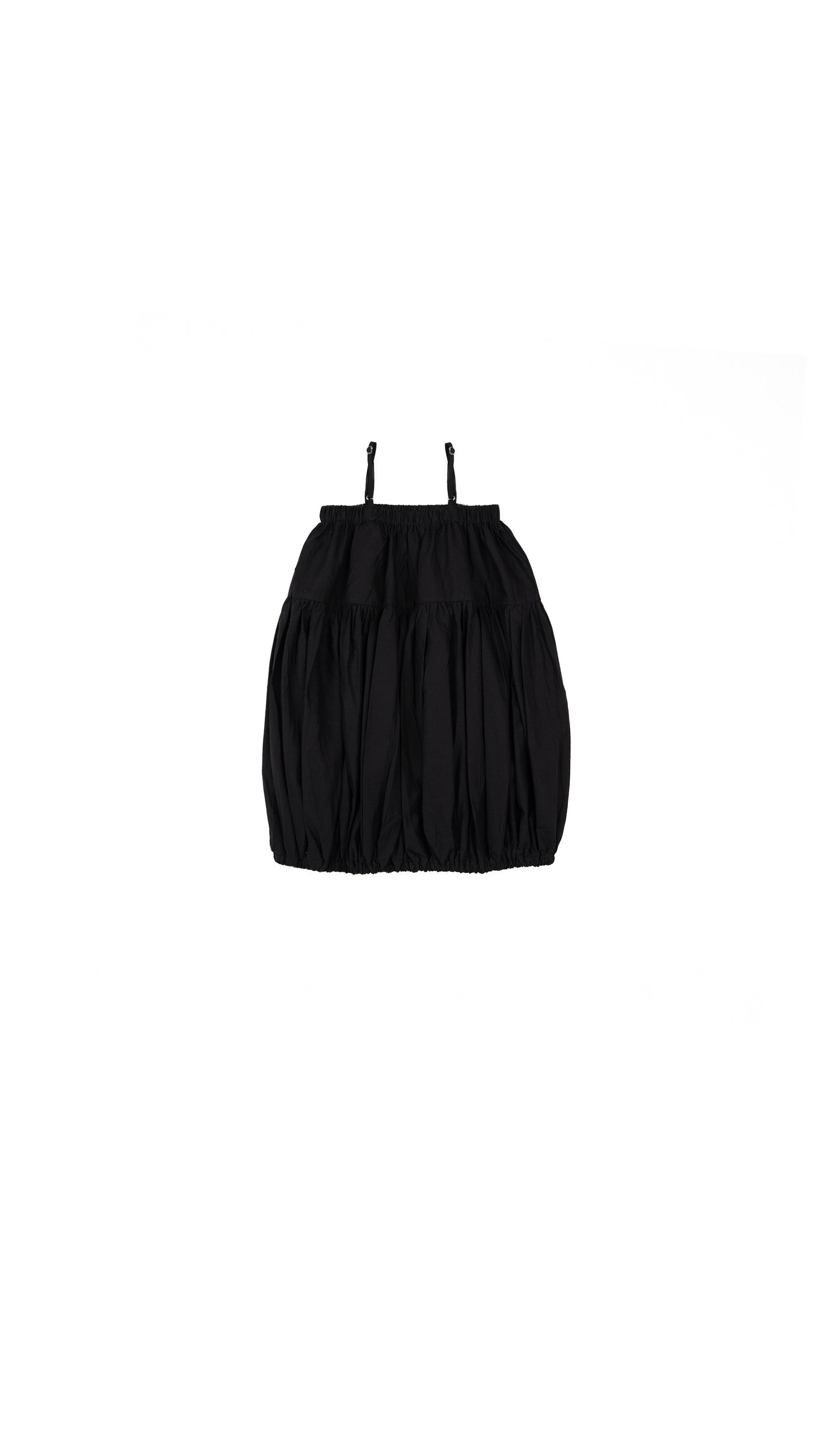 Strappy Tiered Balloon Dress