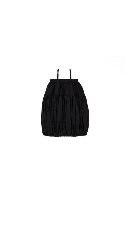 Strappy Tiered Balloon Dress