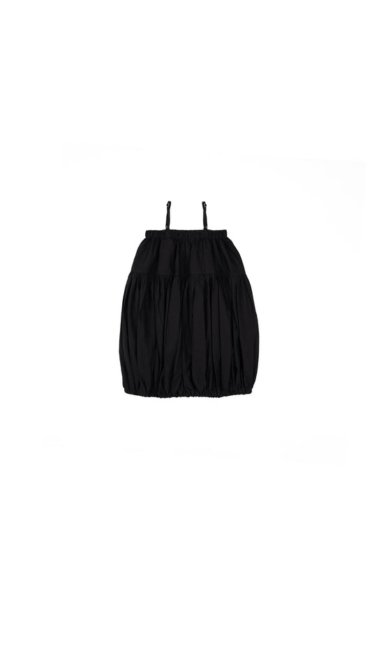Strappy Tiered Balloon Dress