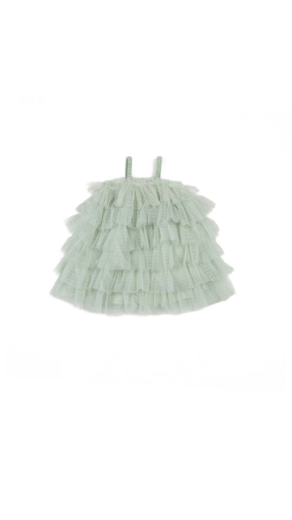 Tiered Tulle Ruffle Dress