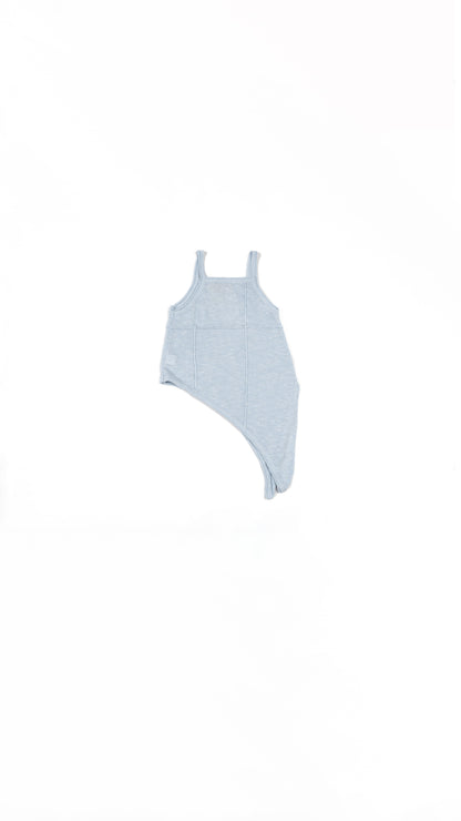 Asymmetric Fine-Knit Cami Top