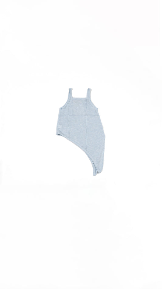 Asymmetric Fine-Knit Cami Top