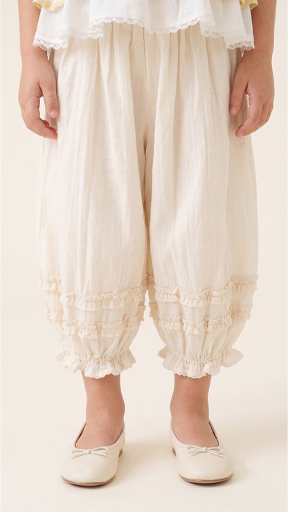 Ruffle Hem Balloon Bloomer Culottes