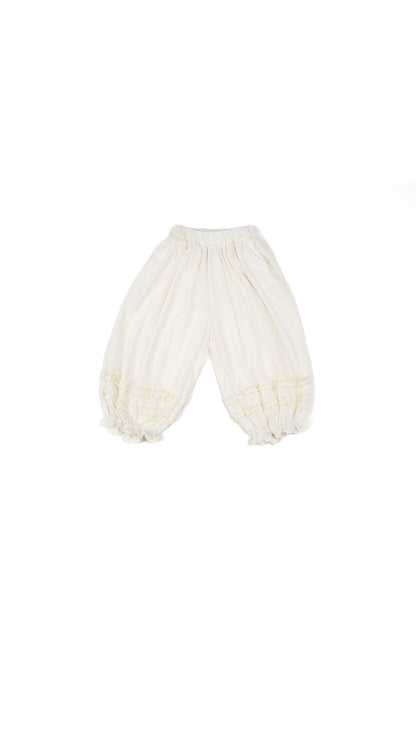 Ruffle Hem Balloon Bloomer Culottes