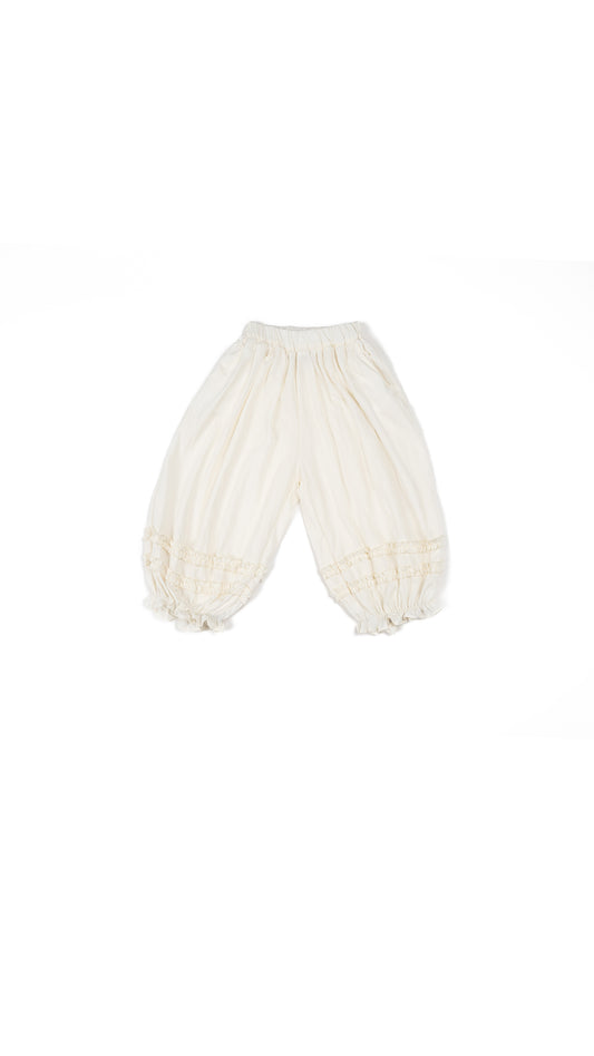 Ruffle Hem Balloon Bloomer Culottes