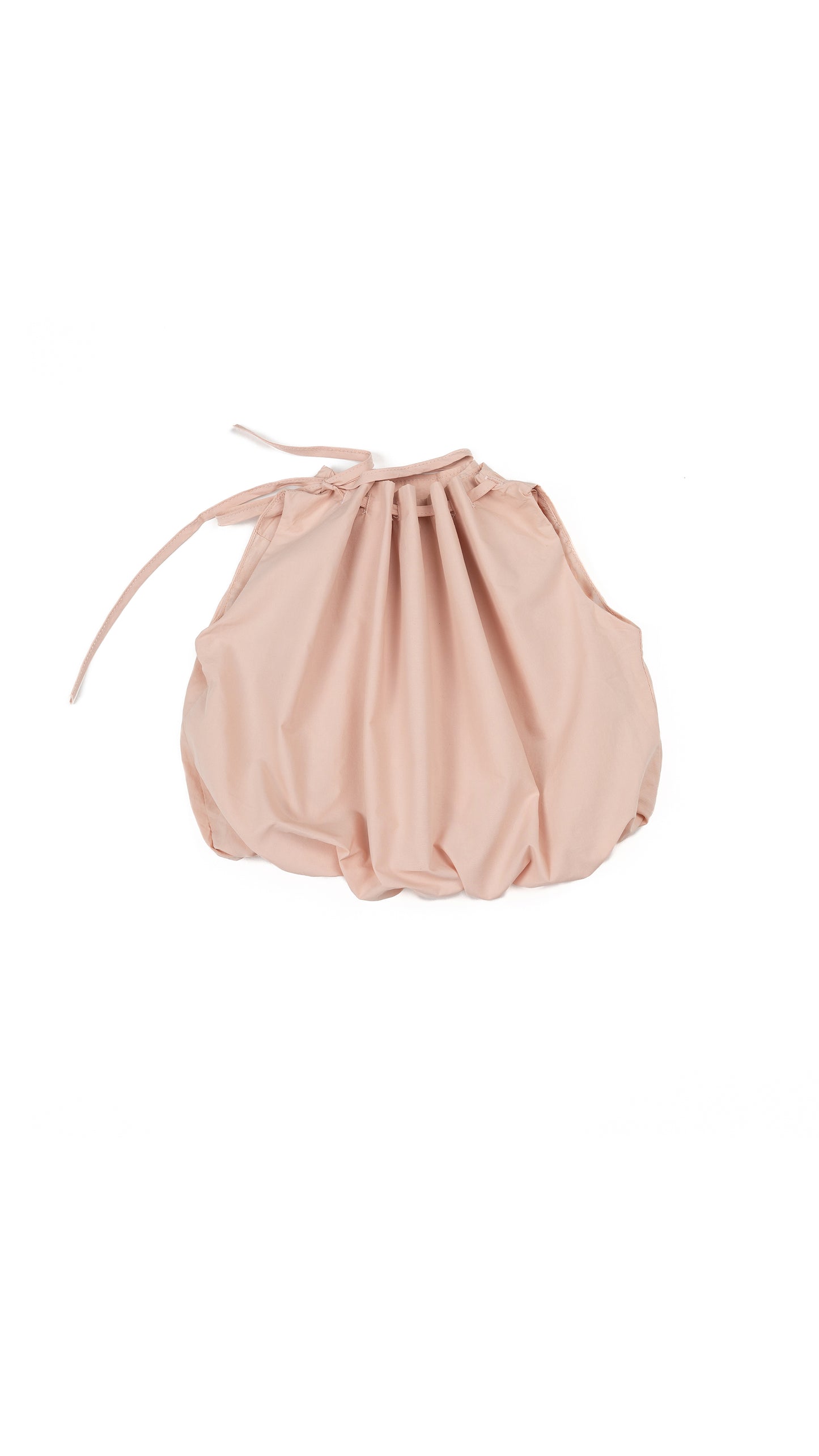 Tie-Up Neck Detail Balloon Top & Shorts