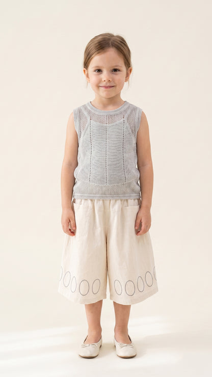 Embroidered Balloon Culottes