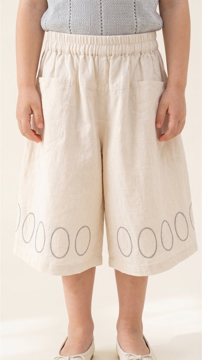 Embroidered Balloon Culottes