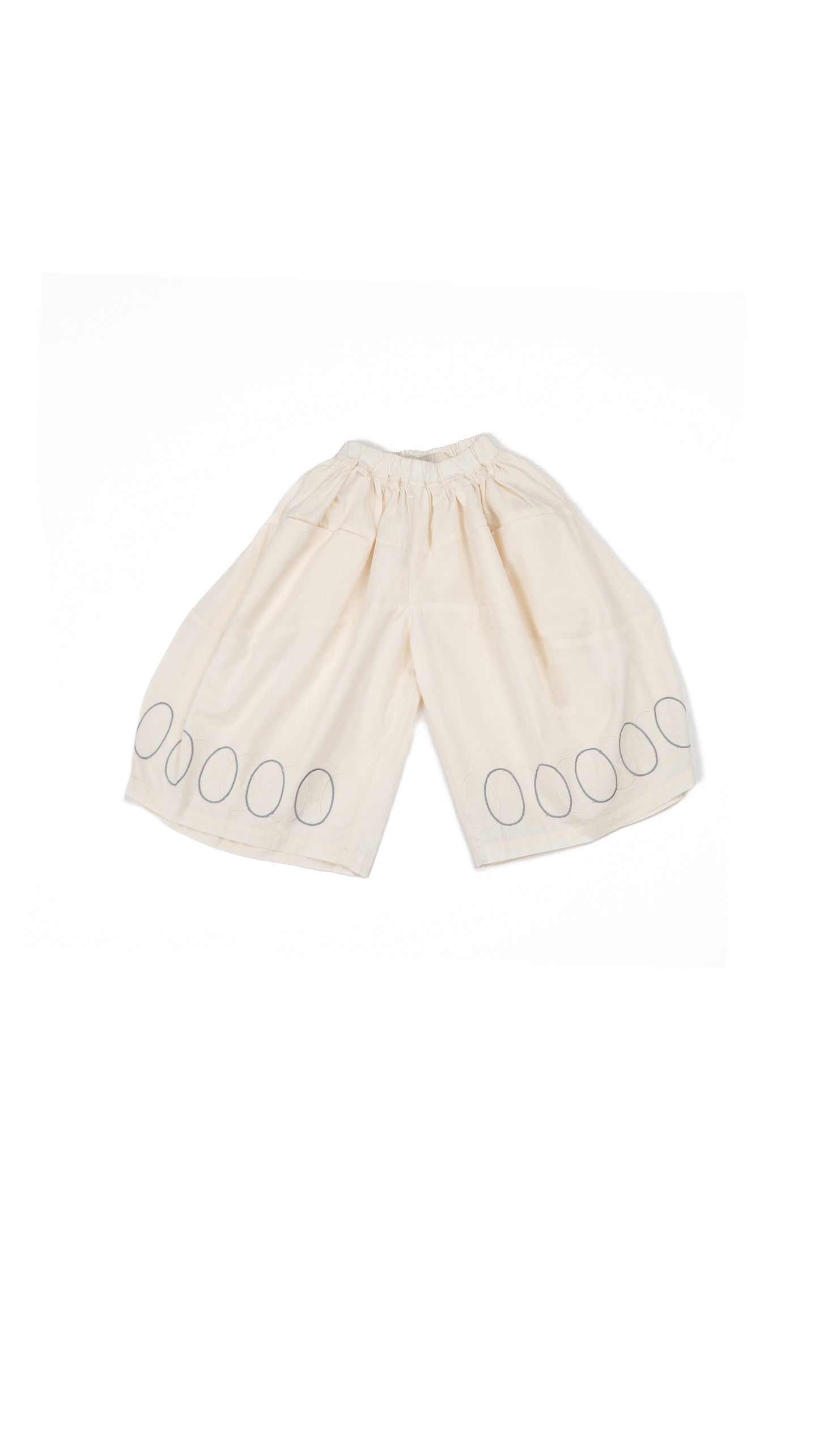 Embroidered Balloon Culottes