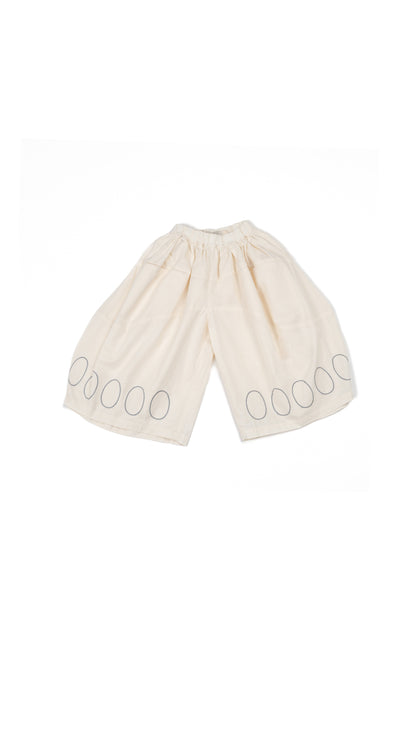 Embroidered Balloon Culottes