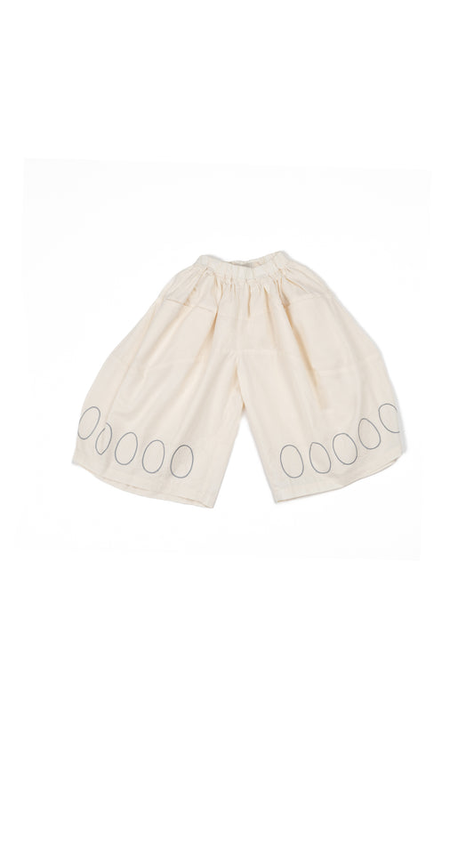 Embroidered Balloon Culottes