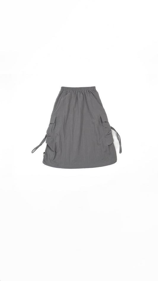 Multi-Pocket Cargo Skirt