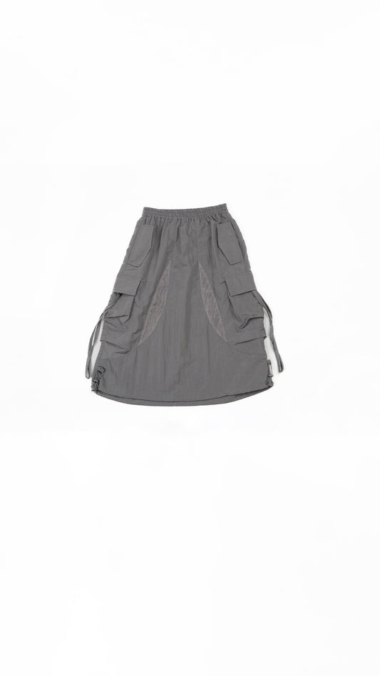 Multi-Pocket Cargo Skirt
