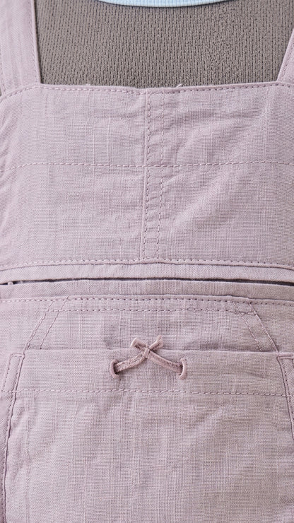 Cargo Pocket Detail Pinafore Dress