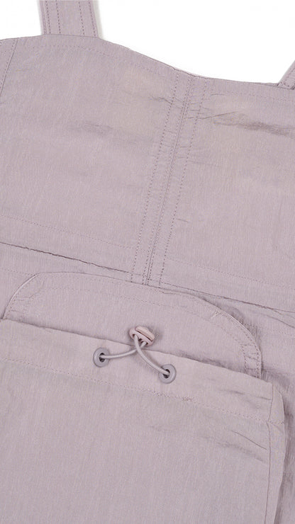 Cargo Pocket Detail Pinafore Dress