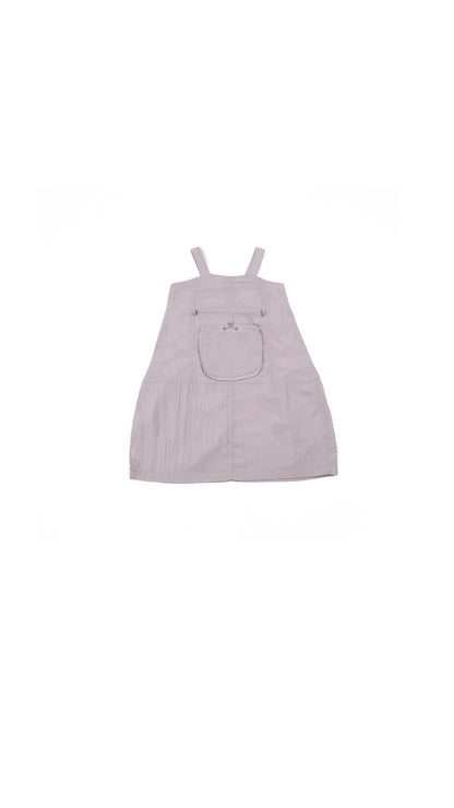 Cargo Pocket Detail Pinafore Dress