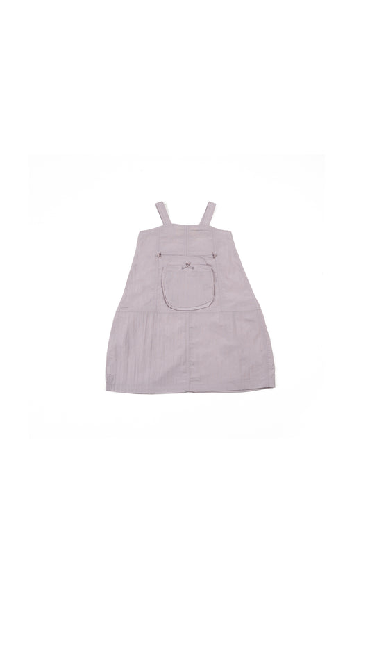 Cargo Pocket Detail Pinafore Dress