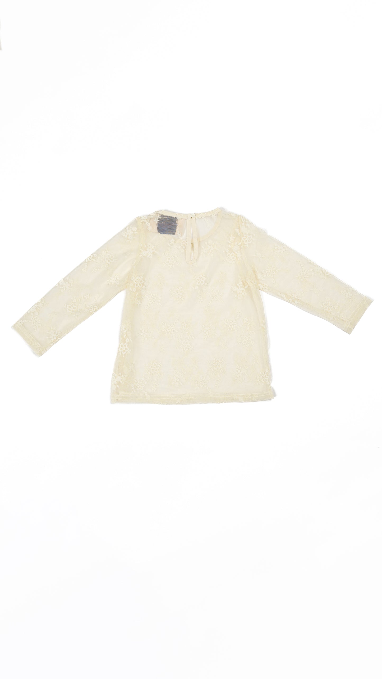 Sheer Floral Mesh Lace Top