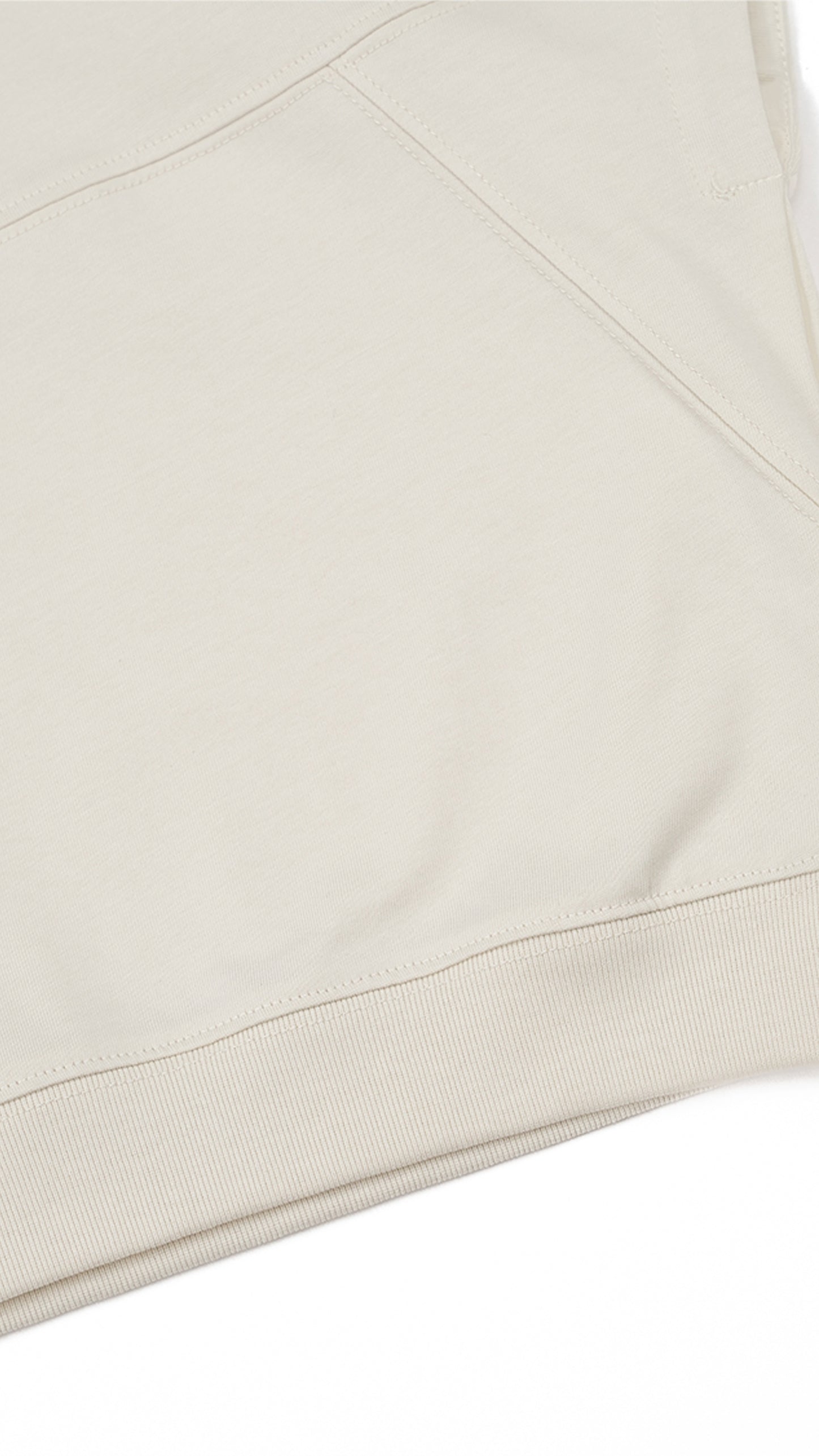 Paneled Boxy Sweatshirt