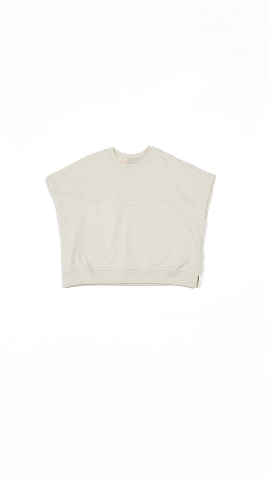 Paneled Boxy Sweatshirt