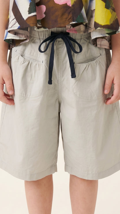 Dropped-Pocket Wide-Leg Culottes