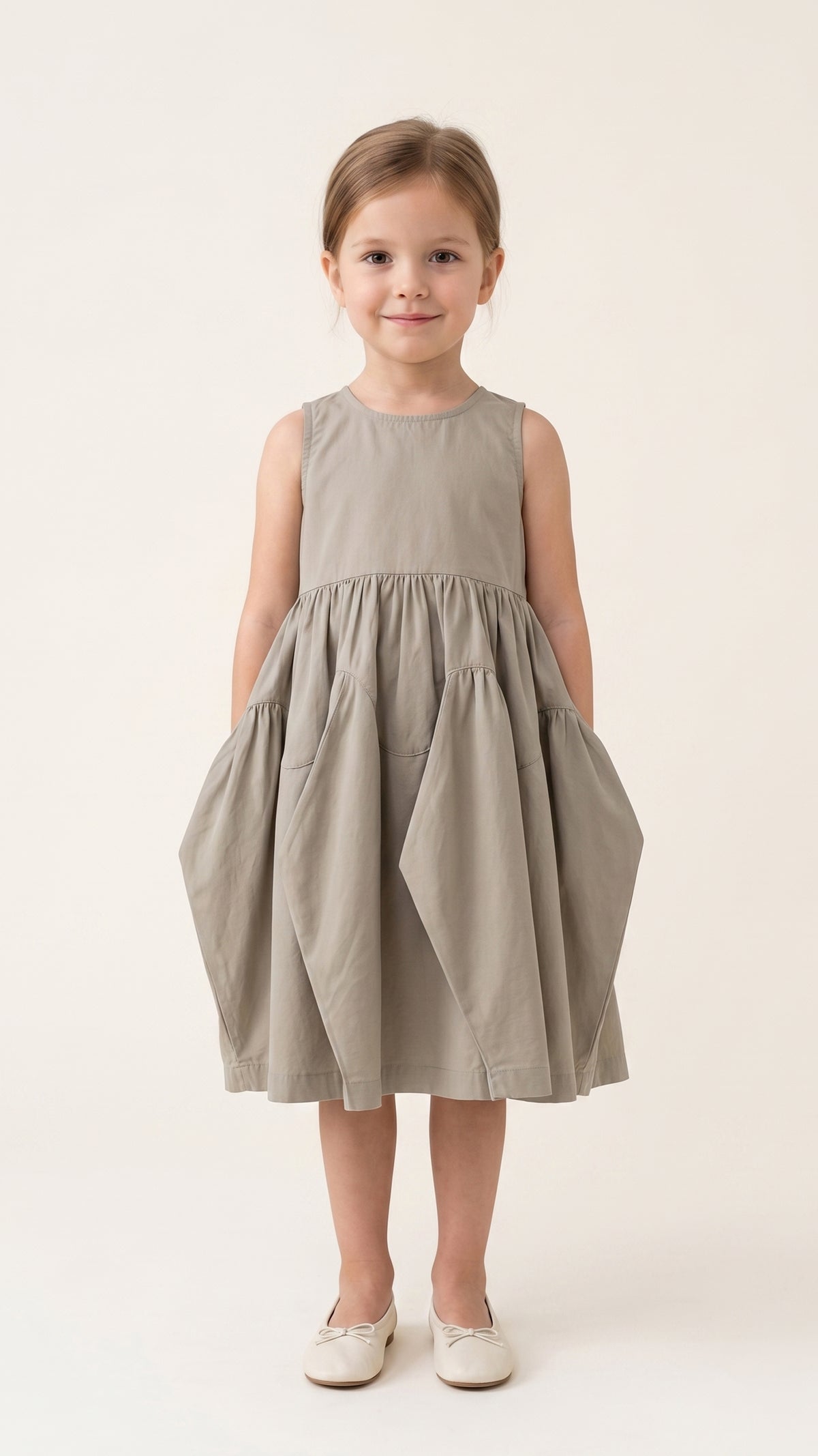 Multi-Panel Balloon Dress