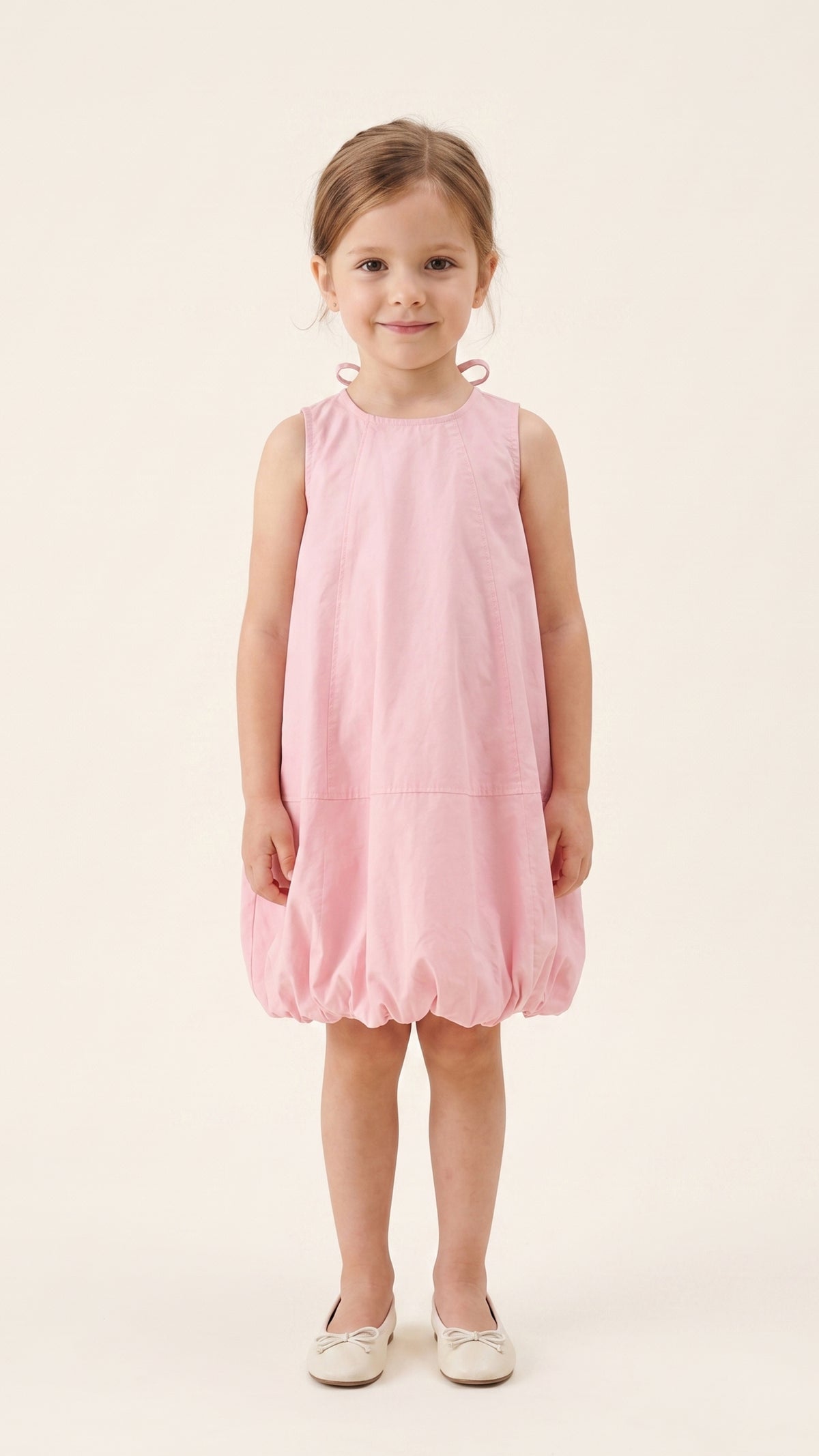 Paneled Trapeze Bubble Dress
